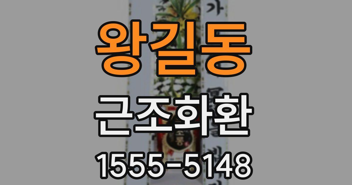 왕길동 근조화환