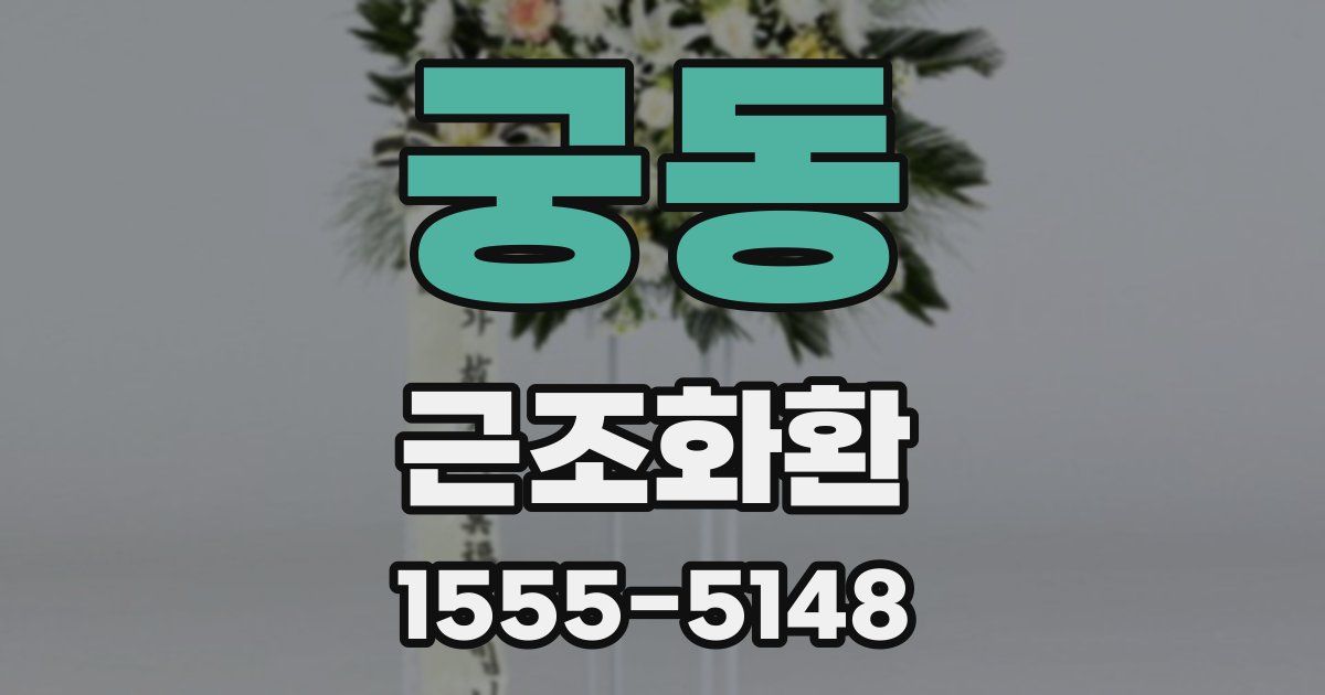 궁동 근조화환