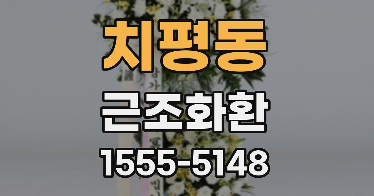 치평동 근조화환