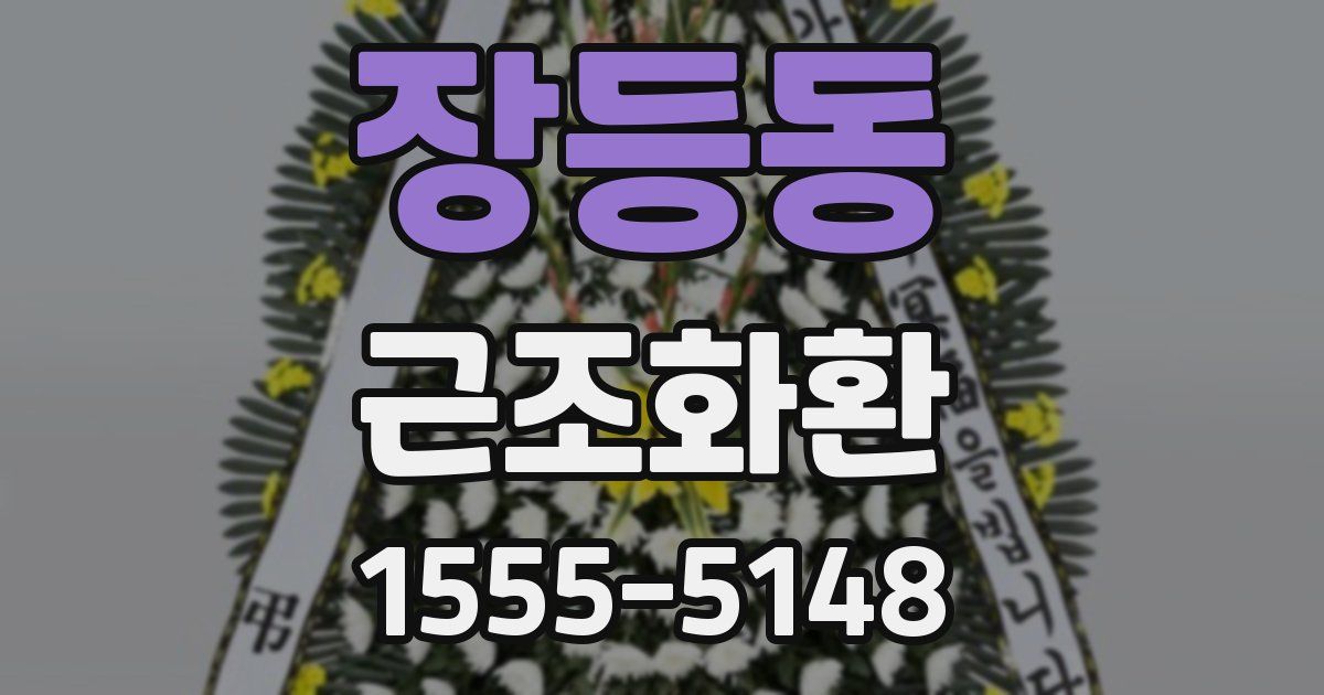 장등동 근조화환
