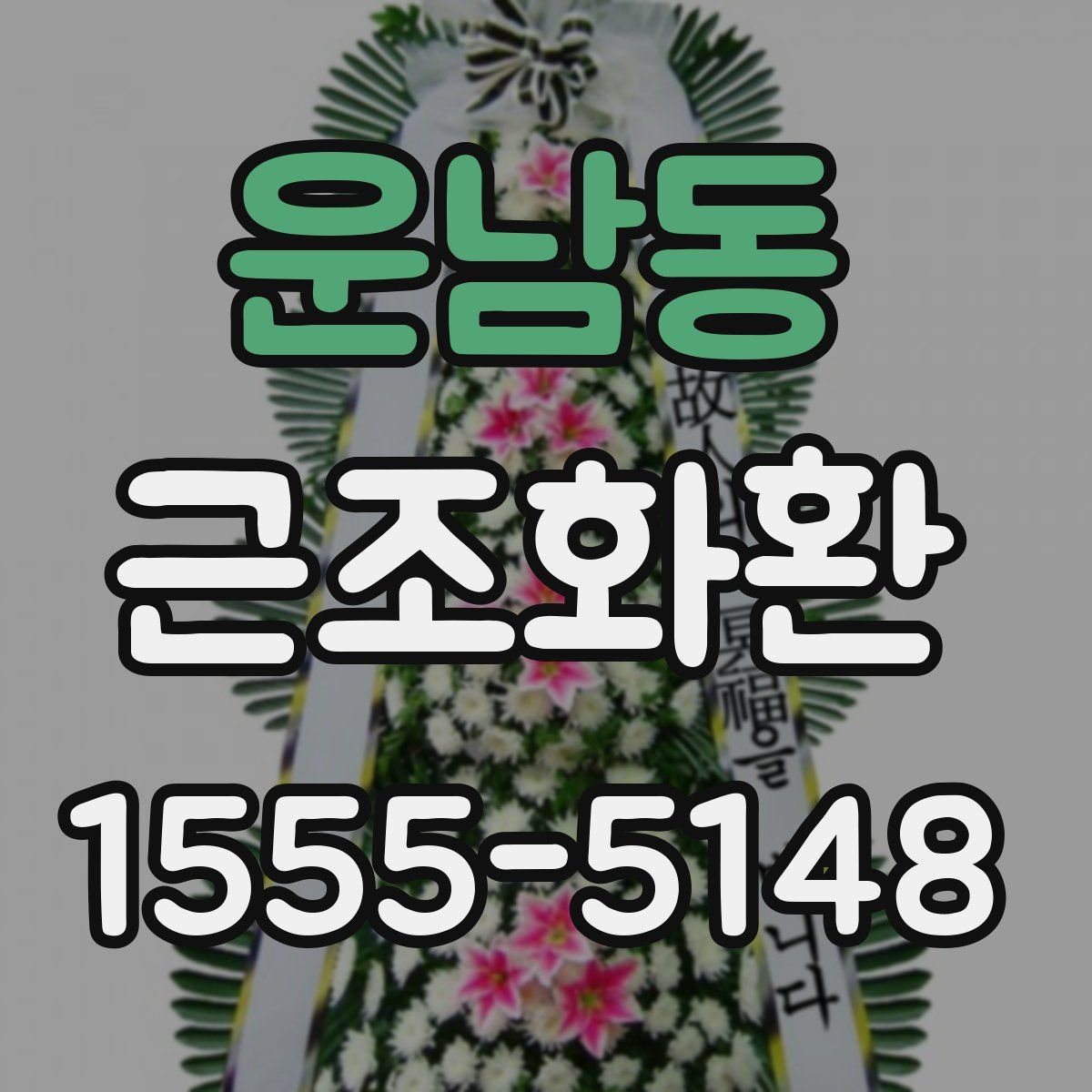 운남동 근조화환