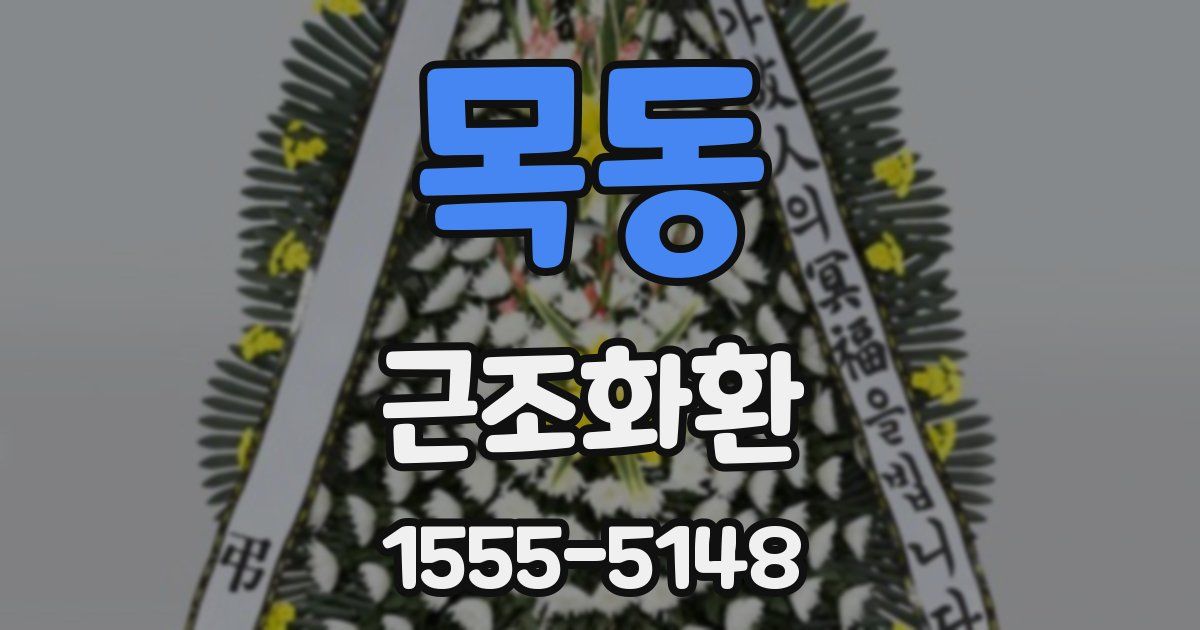 목동 근조화환