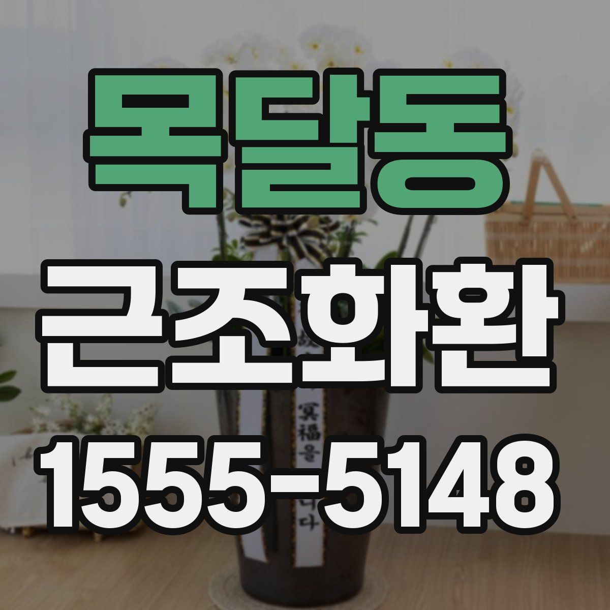 목달동 근조화환
