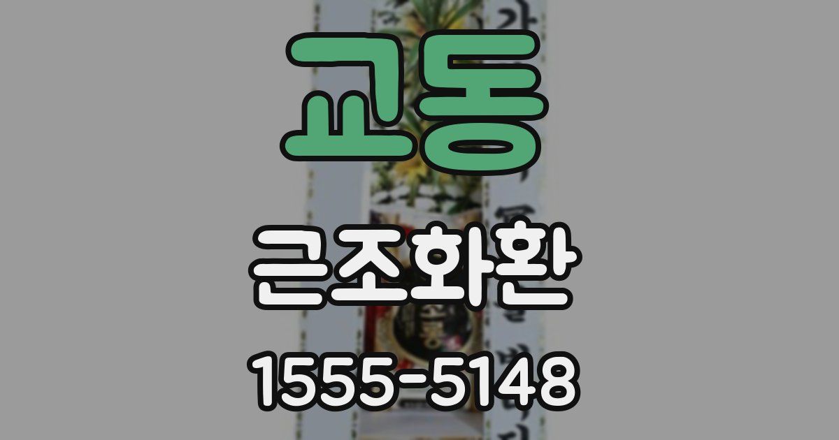 교동 근조화환