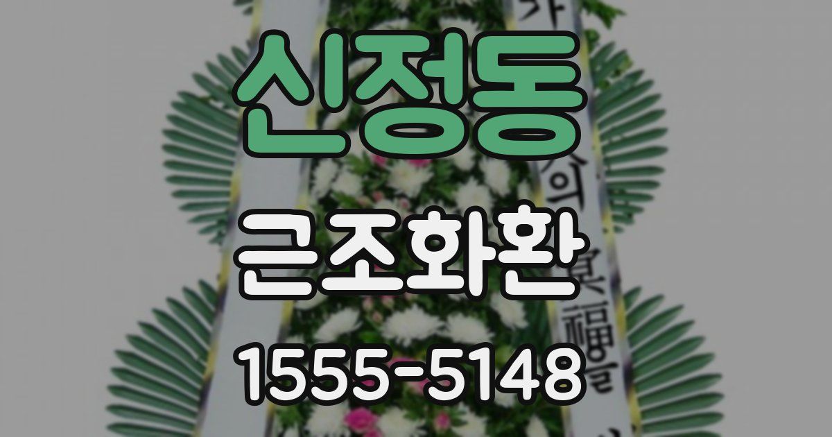 신정동 근조화환