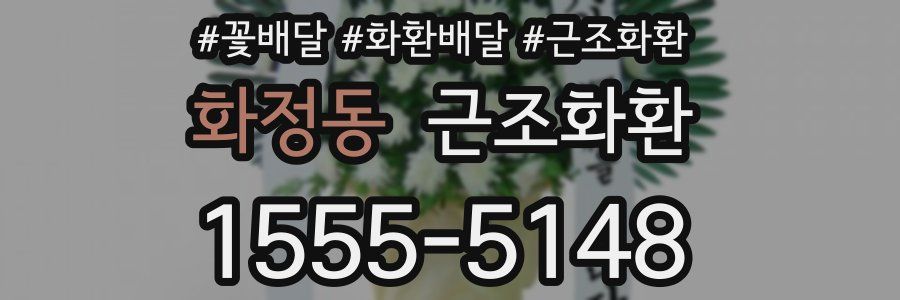 화정동 근조화환