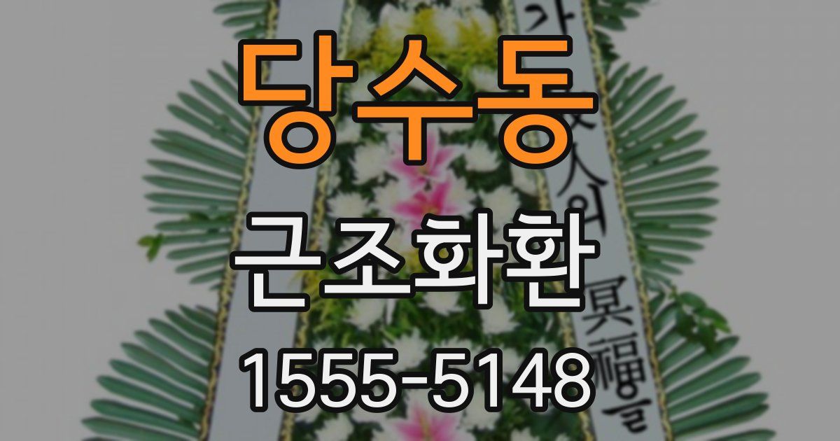 당수동 근조화환