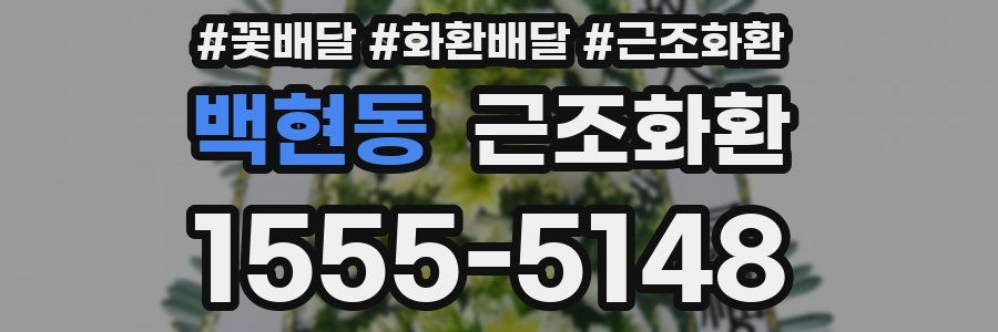백현동 근조화환