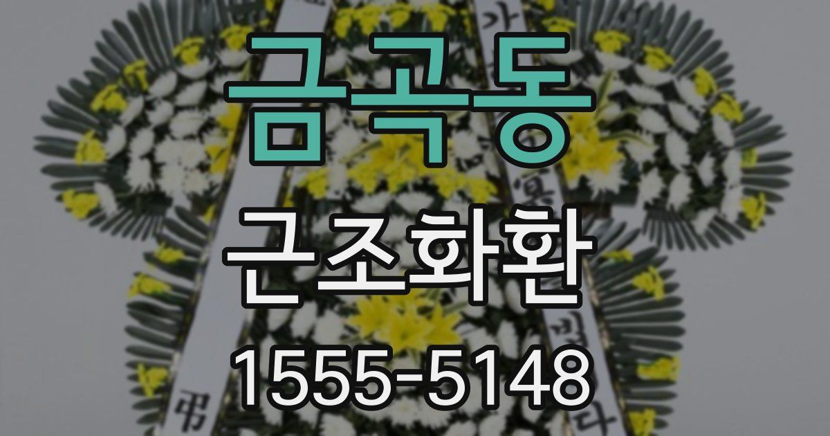 금곡동 근조화환