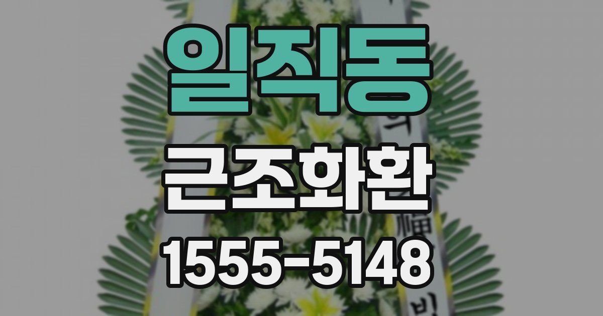 일직동 근조화환