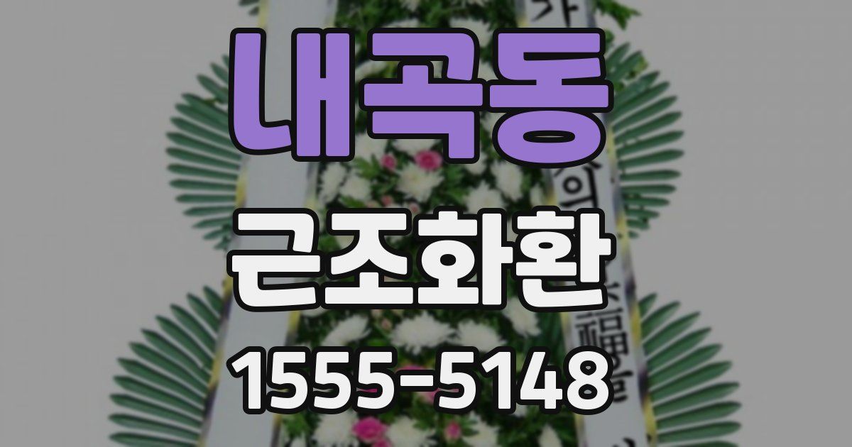 내곡동 근조화환