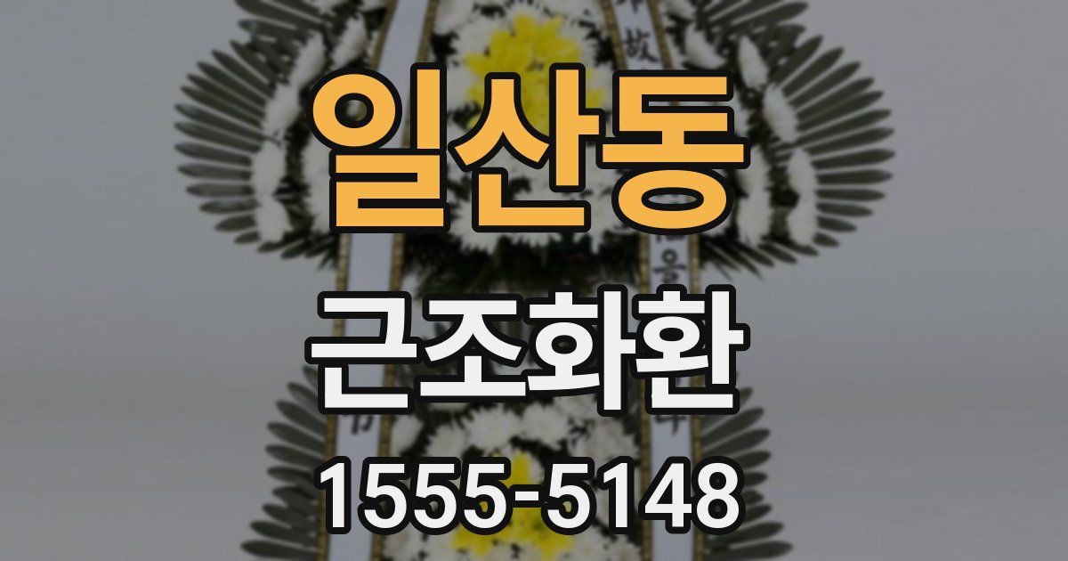 일산동 근조화환