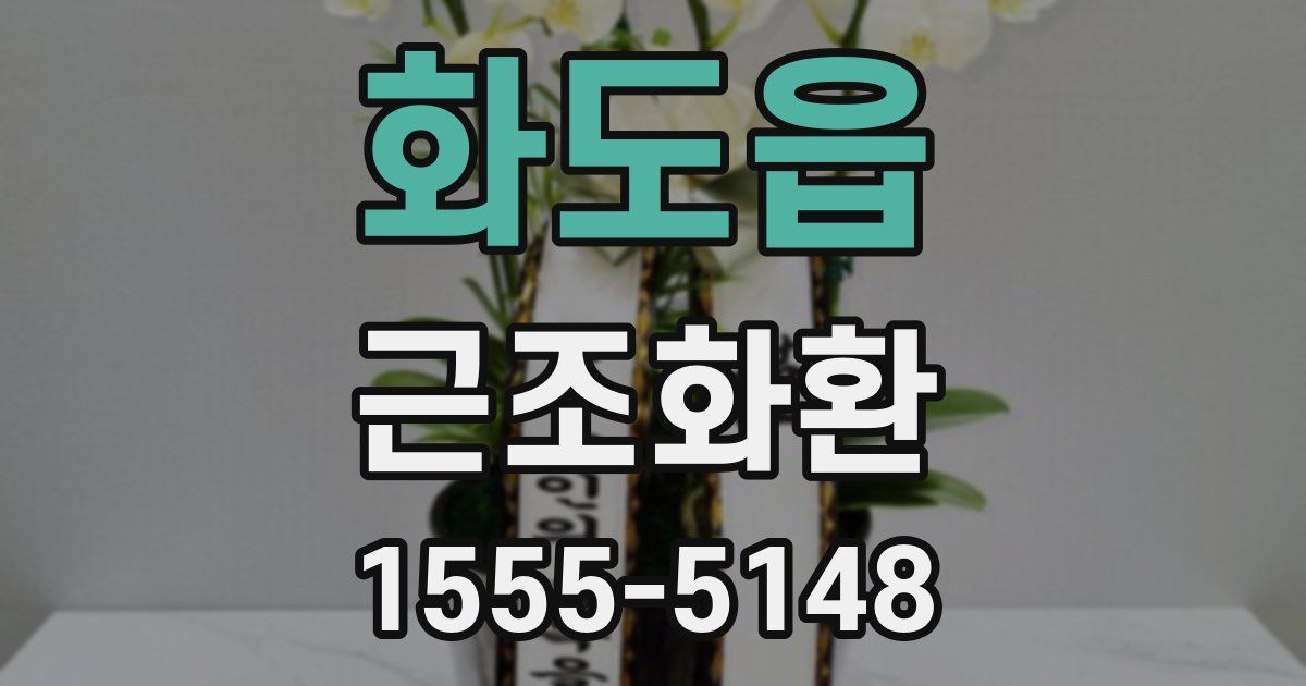 화도읍 근조화환