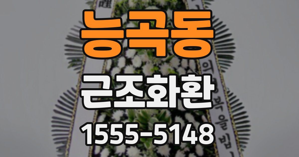 능곡동 근조화환