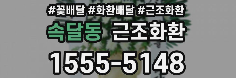 속달동 근조화환