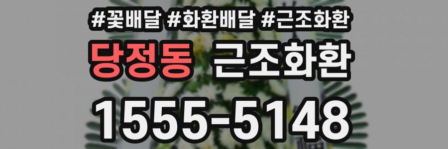 당정동 근조화환
