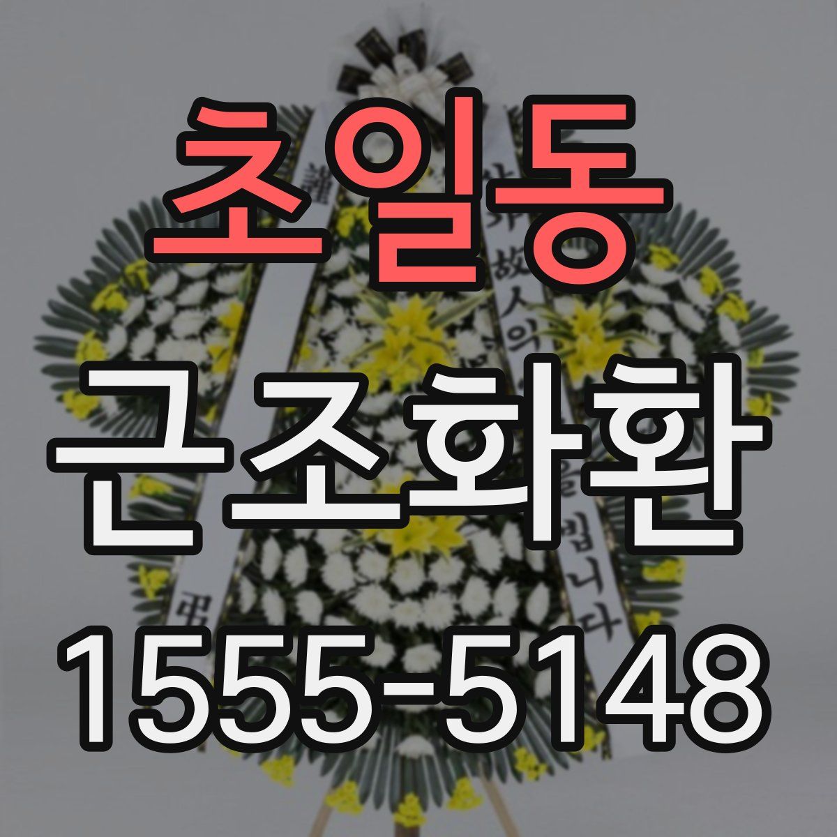 초일동 근조화환