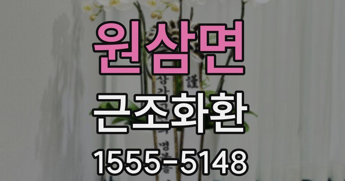 원삼면 근조화환