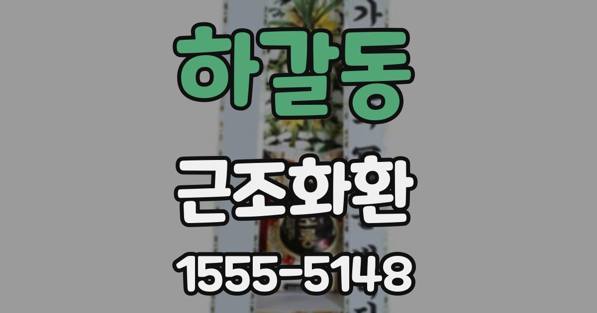 하갈동 근조화환