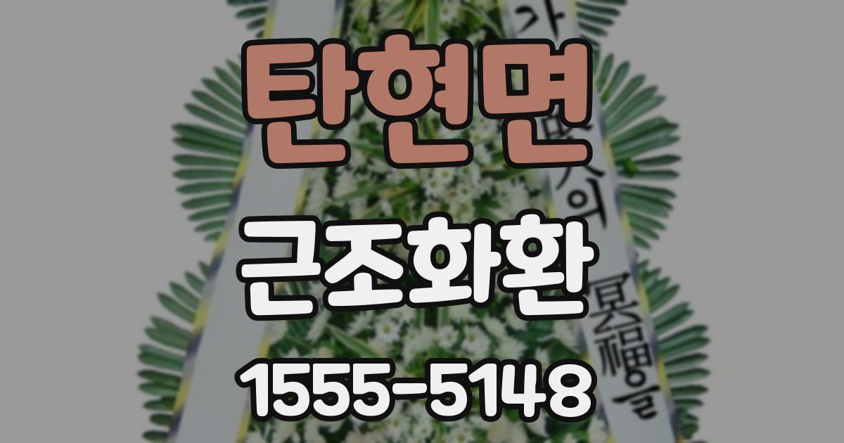 탄현면 근조화환