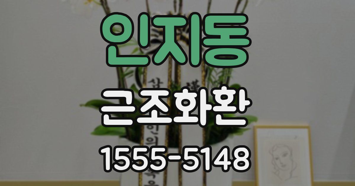인지동 근조화환