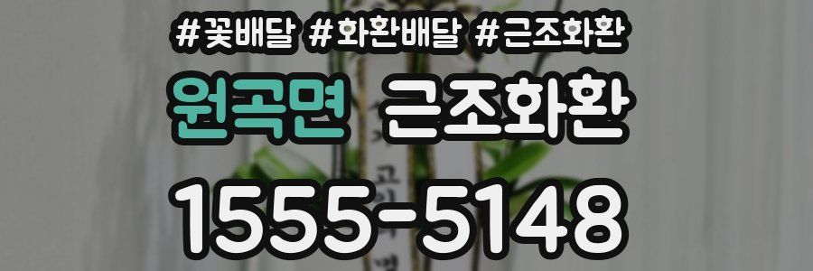 원곡면 근조화환