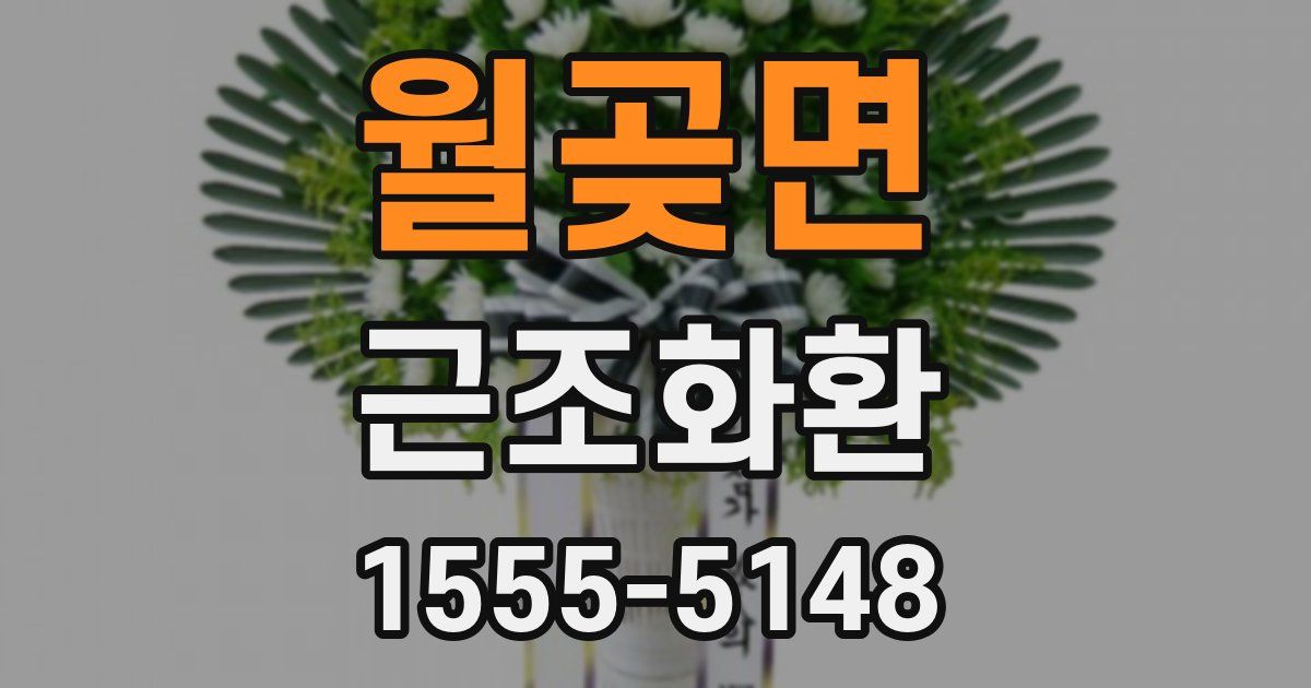 월곶면 근조화환