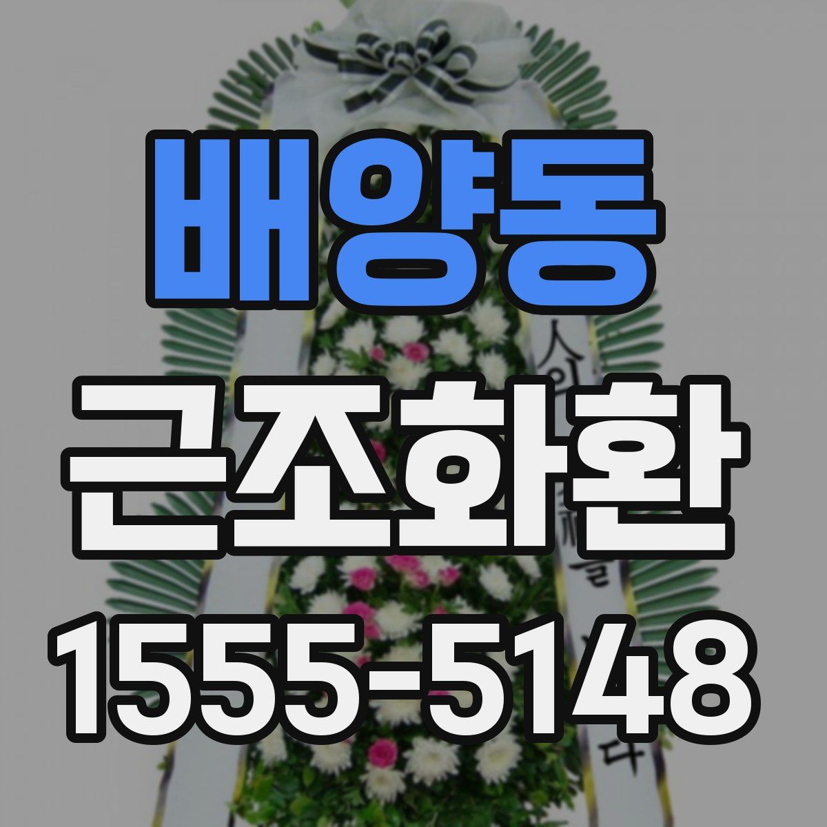 배양동 근조화환