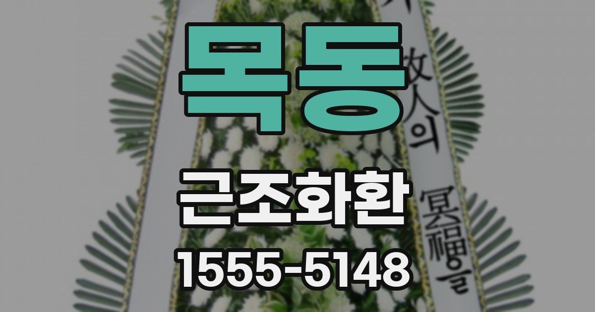 목동 근조화환