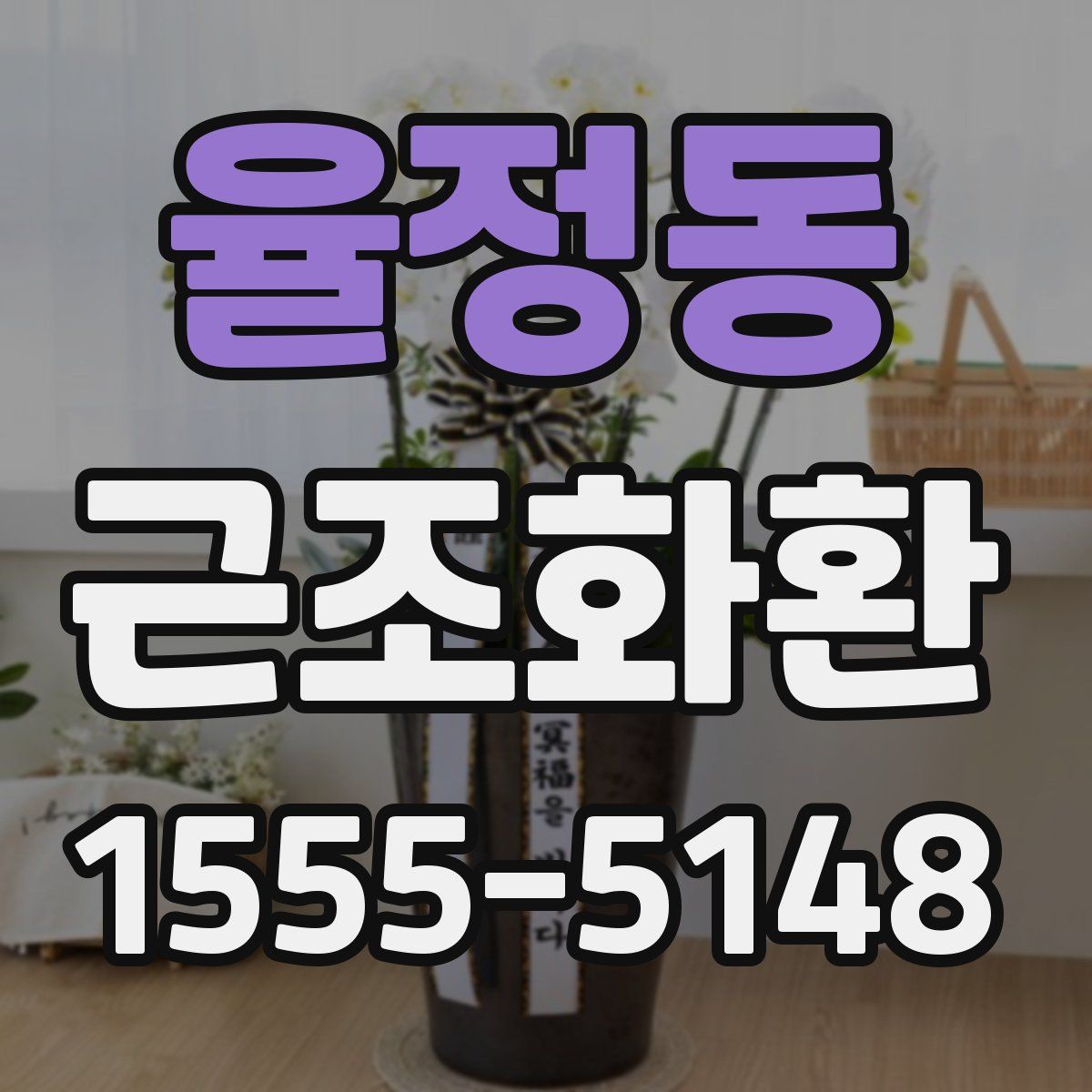 율정동 근조화환
