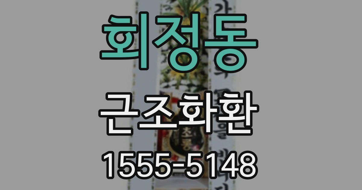 회정동 근조화환