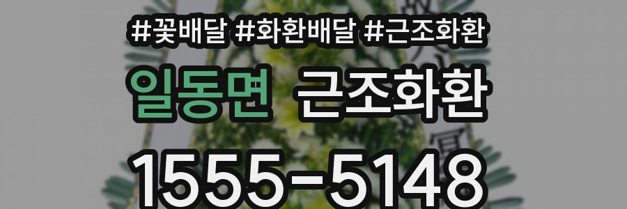 일동면 근조화환