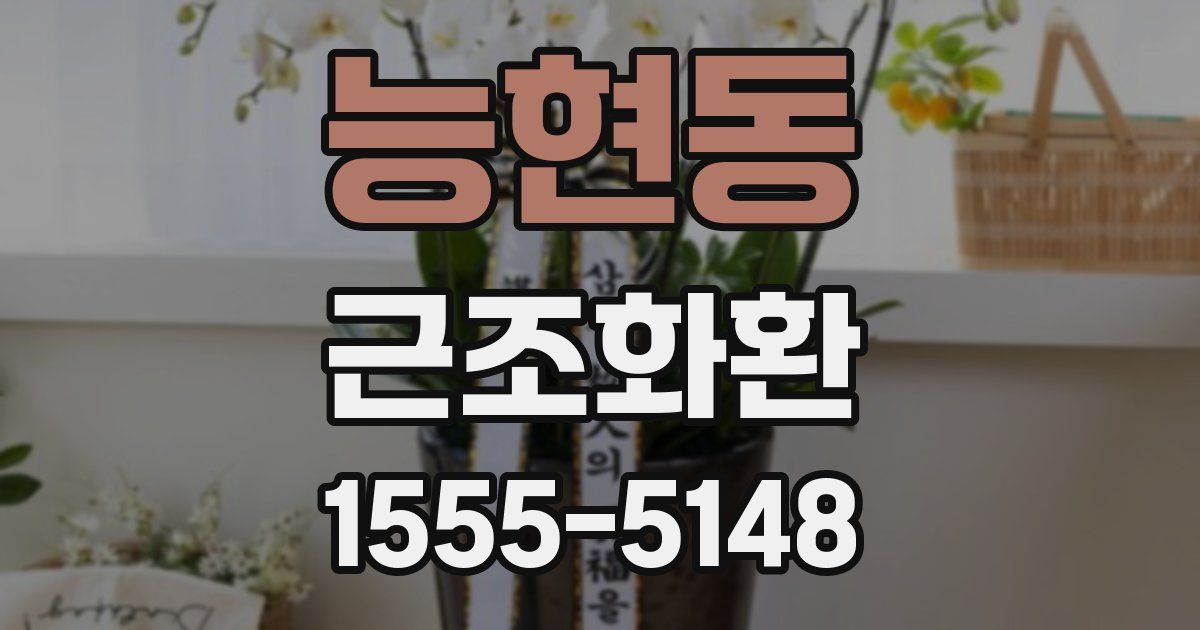 능현동 근조화환