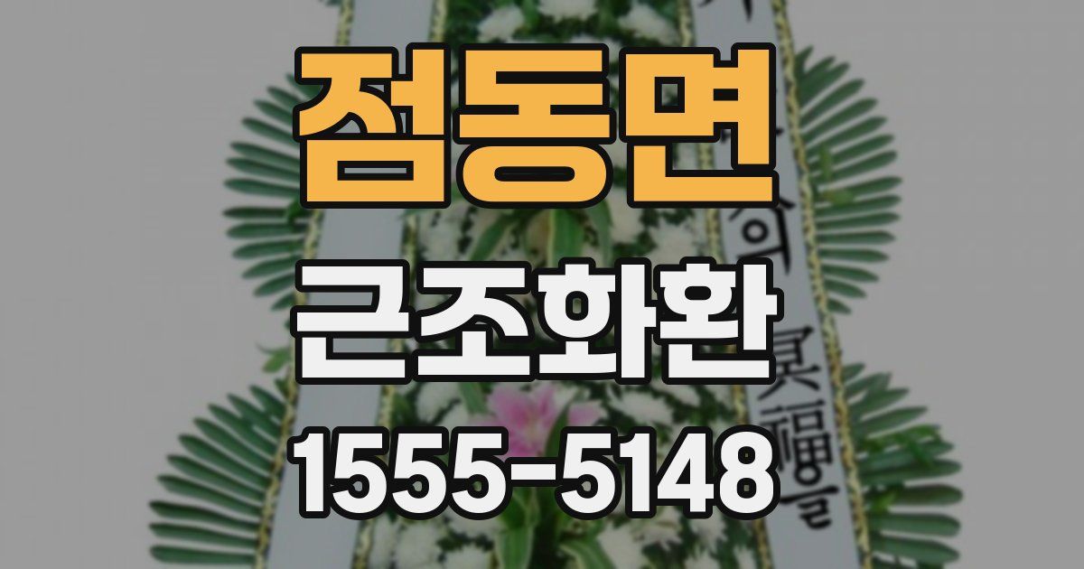 점동면 근조화환