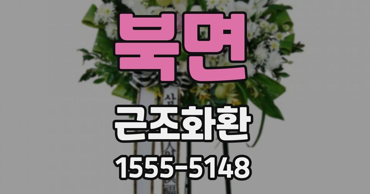 북면 근조화환
