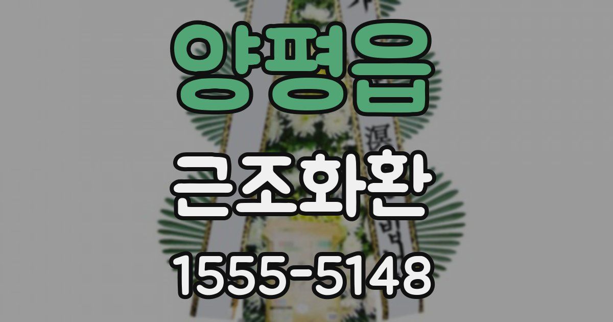 양평읍 근조화환