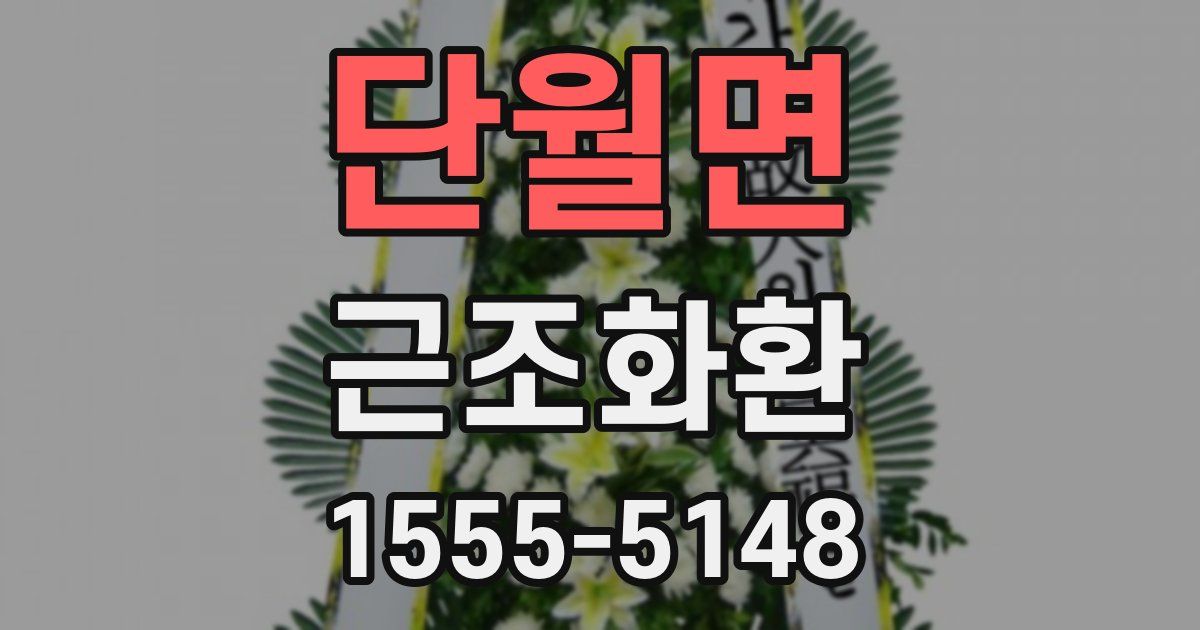 단월면 근조화환