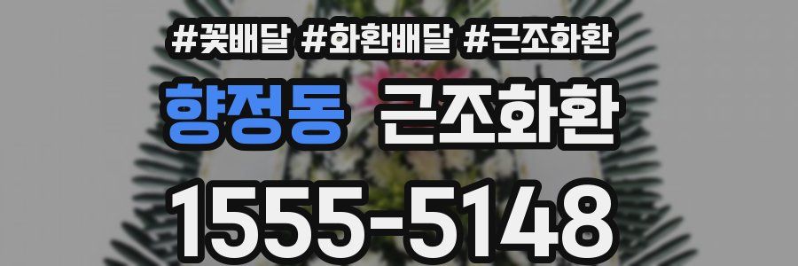 향정동 근조화환