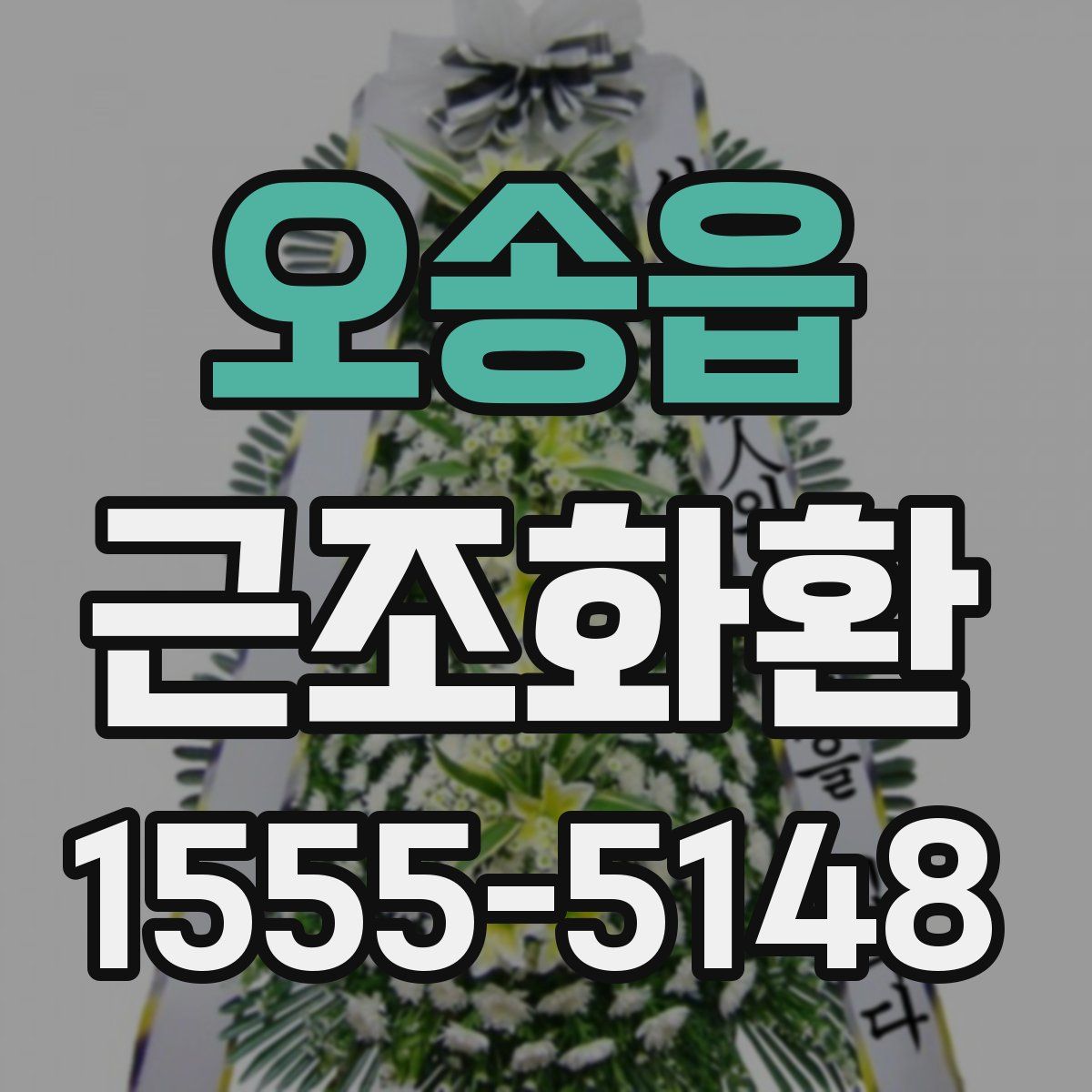 오송읍 근조화환