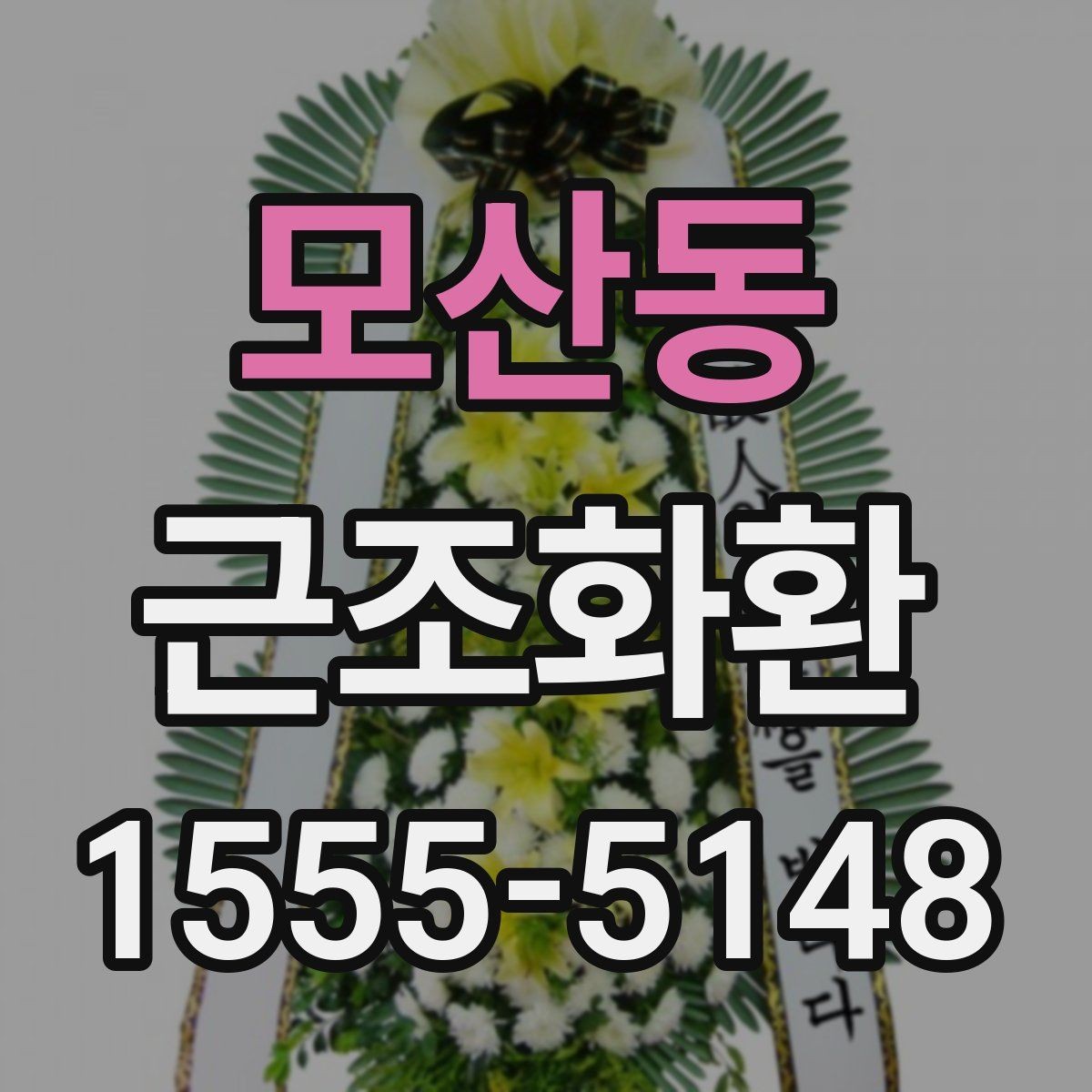 모산동 근조화환 상황별 문구 예시와 작성 시 주의점