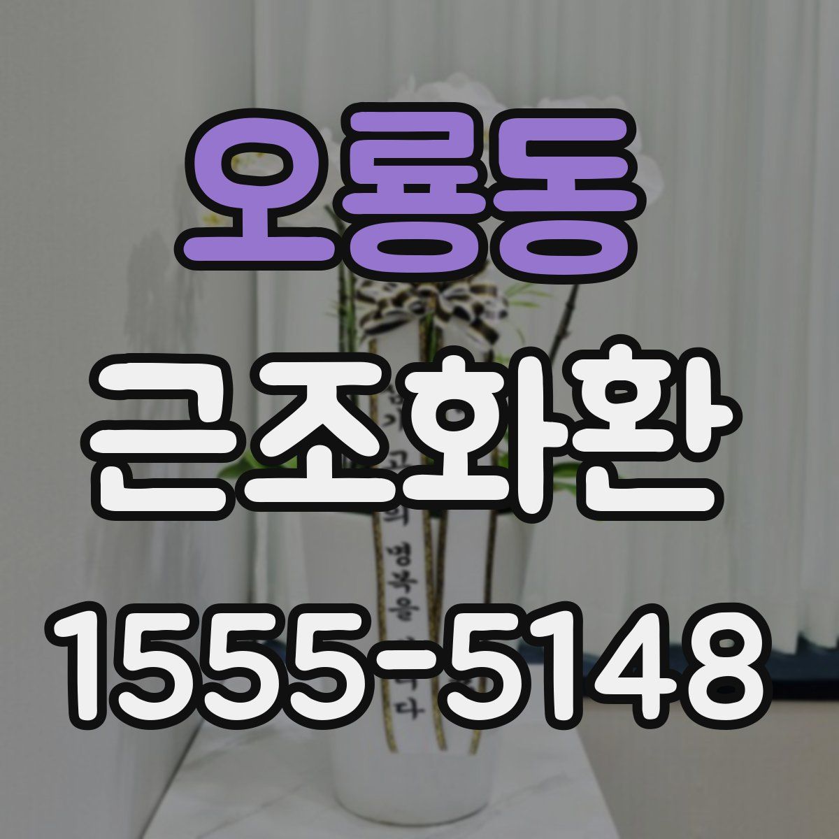 오룡동 근조화환