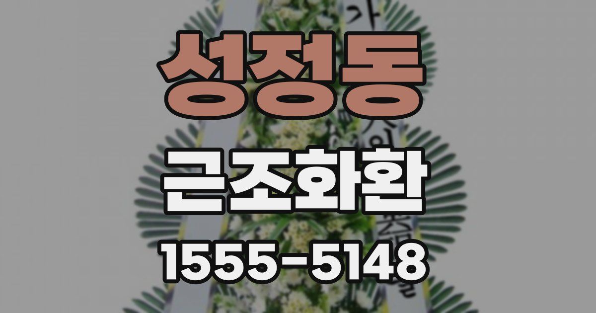 성정동 근조화환