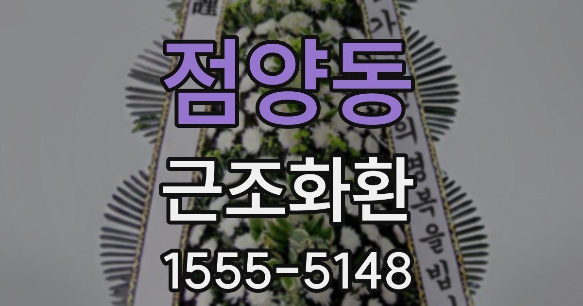 점양동 근조화환