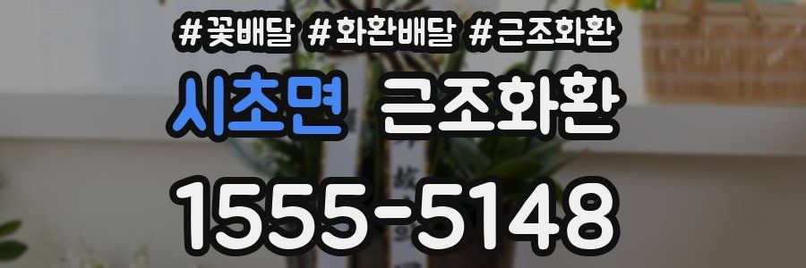 시초면 근조화환