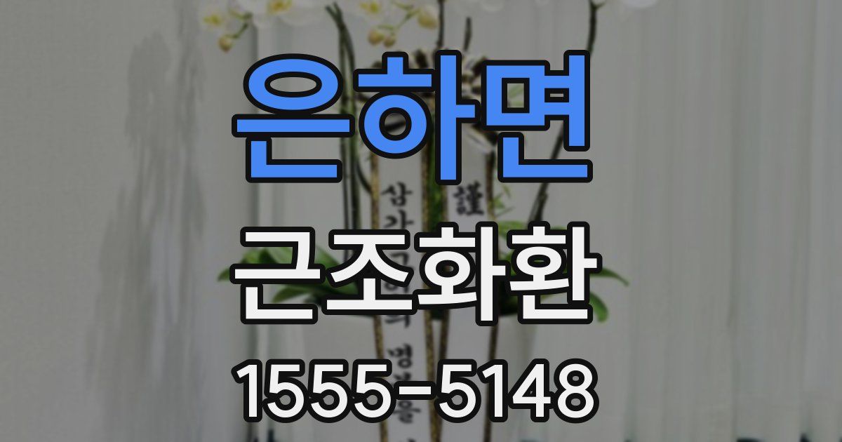 은하면 근조화환