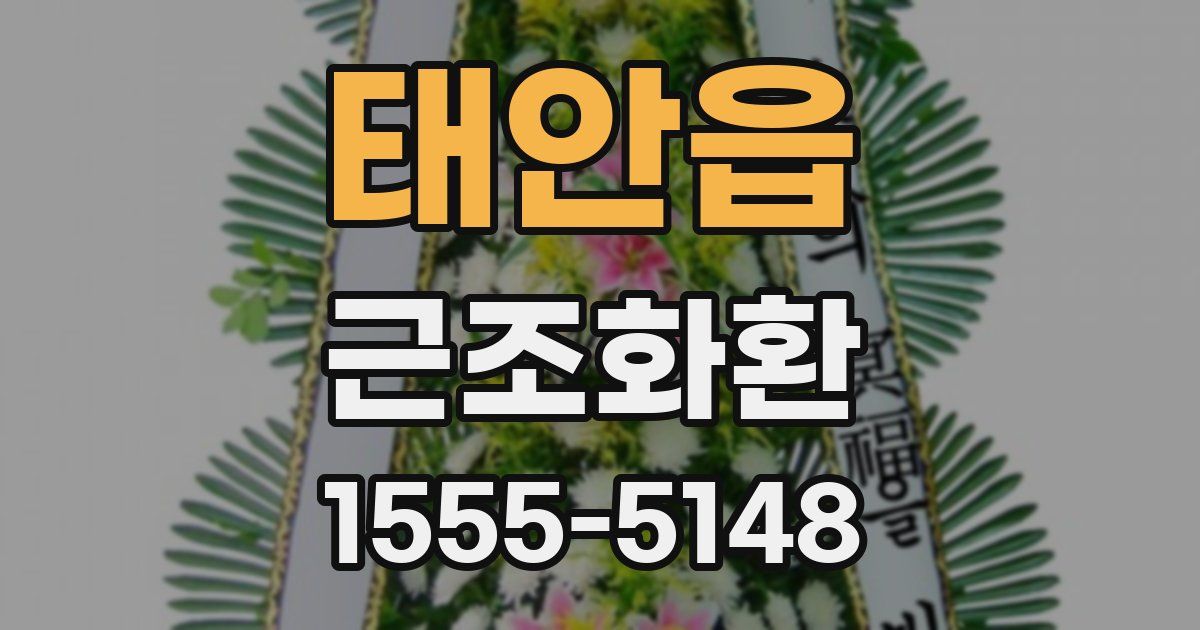 태안읍 근조화환