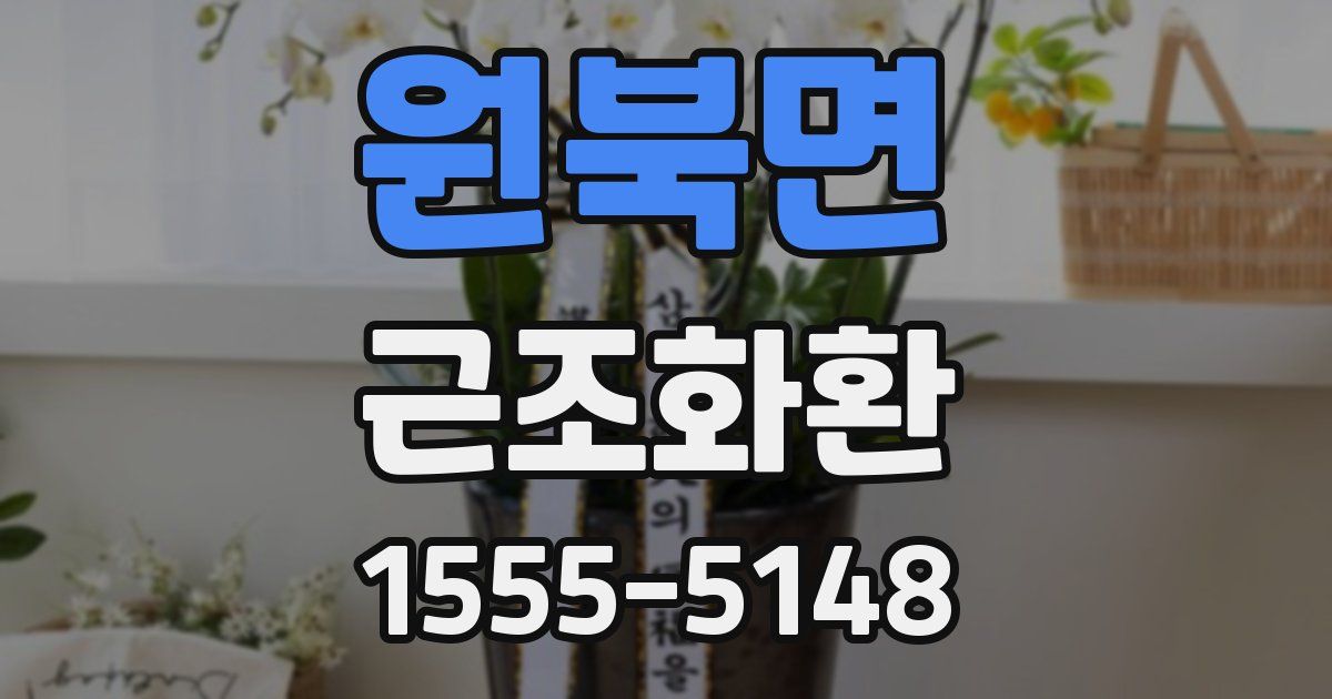 원북면 근조화환