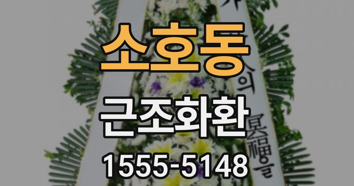 소호동 근조화환