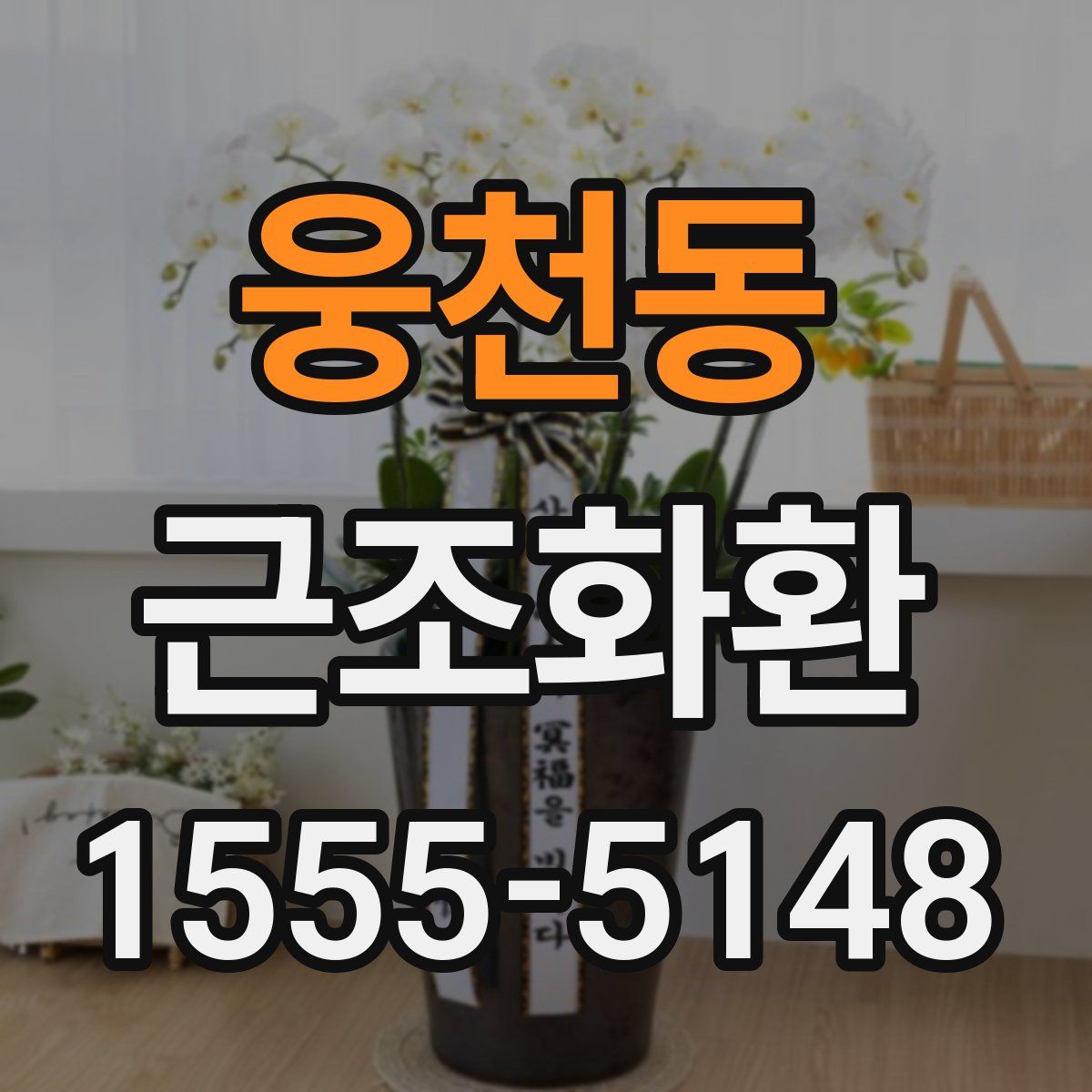 웅천동 근조화환
