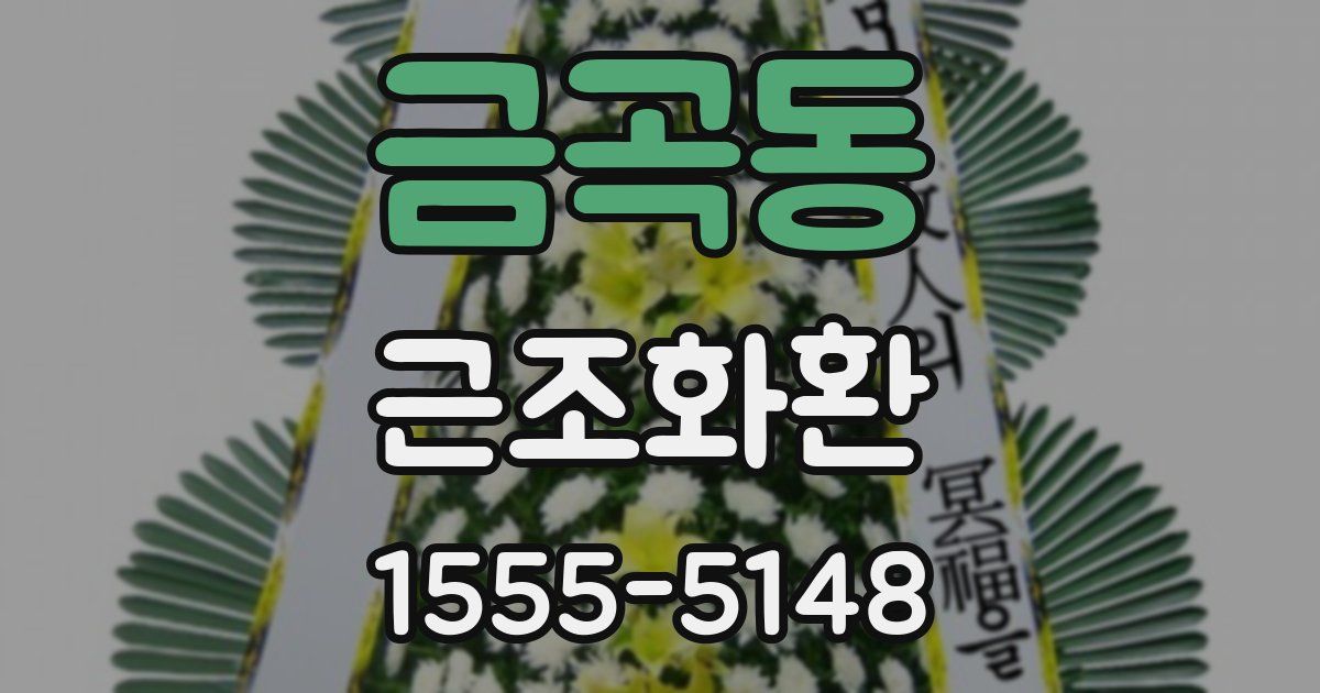 금곡동 근조화환